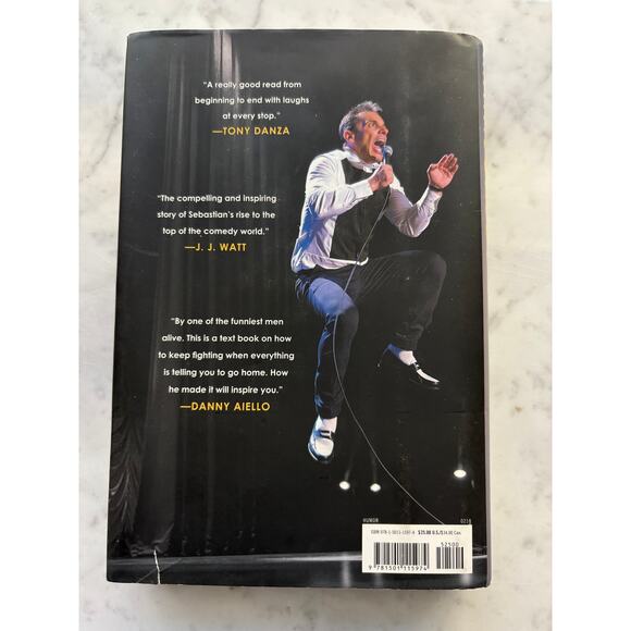 Stay Hungry by Sebastian Maniscalco – Hardcover Comedy Memoir - Picture 3 of 3